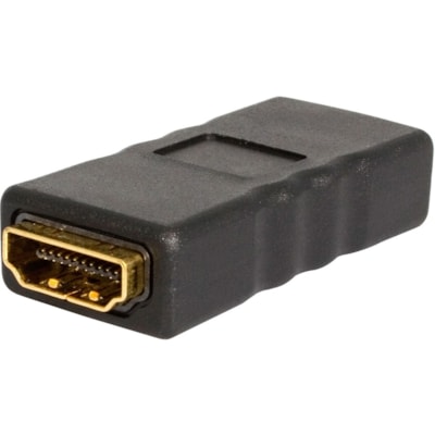StarTech.com HDMI to HDMI Adapter, High Speed HDMI to HDMI Connector, 4K 30Hz HDMI to HDMI Coupler, HDMI Female to HDMI Female Converter - HDMI 1.4b Coupler; 4K (3840x2160p 30Hz)/Full HD 1080p/10.2 Gbps bandwidth/8Ch Audio - Molded PVC adapter; Small 1.8"(46mm) x 0.9"(22mm) x 0.4"(11mm) size - Gold-  CABL 