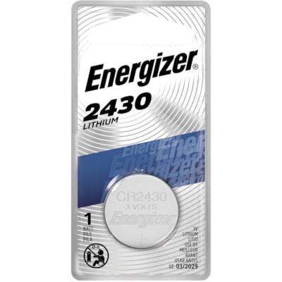 Energizer 2430 Lithium Coin Battery - For Multipurpose - 290 mAh - 3 V DC - 1 Each COIN BATTERY 