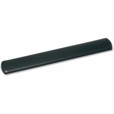 3M Gel Comfort Wrist Rest - 0.75" (19.05 mm) x 19" (482.60 mm) x 2.75" (69.85 mm) Dimension - Black - Gel, Leatherette - 1 Each W/ ANTIMICROBIAL PROTECTION 