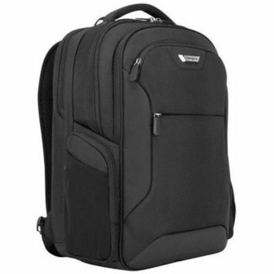 Targus Corporate Traveler CUCT02B Carrying Case Rugged (Backpack) for 10.5" to 16" Notebook - Black - Damage Resistant, Impact Resistant, Water Resistant Bottom, Impact Absorbing, Drop Resistant, Bump Resistant, Water Resistant, Shock Absorbing, Tear Resistant, Crash Resistant - Polyester Body - Che  