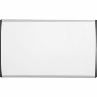 Quartet - Tableau effaçable à sec Arc - largeur de 24 po (609,60 mm) x hauteur de 14 po (355,60 mm) - Surface Blanc Acier peint - Frame Argenté Aluminium - Horizontal - Magnétique - 1 chaque 24X24 PO  POUR CLOISON MAGNETIQUE  CADRE D ALUMINIUM