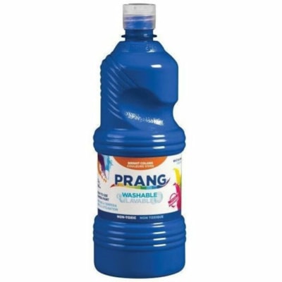 Dixon - Gouache - 1 Couleur(s) - Bleu - 2 lb (907,18 g) - Lavable - 1 chaque PRETE A L'UTILISATION BLEU  32OZ