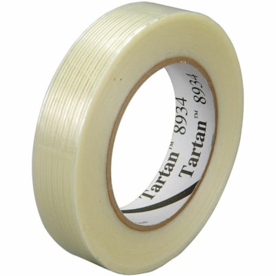3M - Ruban de filament 893424 - longueur de 60,1 vg (55 m) x largeur de 0,94 po (24 mm) - Pour Cerclage, Empaquetage, En attente  
