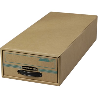 Recycled Stor/Drawer® - Letter - External Dimensions: 5.5" (139.70 mm) Height - Media Size Supported: Cheque - Kraft, Green - 1 Each 9WX4-1/2HX24D 100% RECYCLED INTERNAL LINER FELLOWS