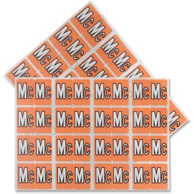 Pendaflex - Étiquettes de classement A-Z End Tab - Alphabet - largeur de 1 1/4 po (31,75 mm) x longueur de 15/16 po (23,81 mm) - Rectangulaires - Rose - Autocollant - 240 / emballage COMPATIBLE DATAFILE RENFORCÉ DE MYLAR  EMBALLAGE DE 240