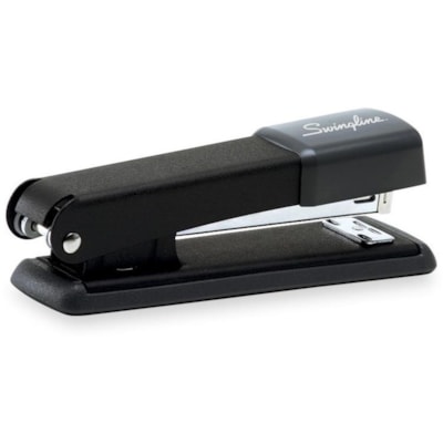 Swingline Ultra Economy Pro Desk Stapler - Staples Upto 25 Sheet of 20lb Paper - Full Strip - 1 Each - Black - Metal, Rubber 25 SHEETS  FULL STRIP ALL METAL