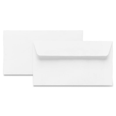 Hilroy Press-It Seal-It Envelope - Business - #8 - 3 5/8" (92.08 mm) Width x 6 1/2" (165.10 mm) Length - 20 lb (9071.85 g) - 65 / Box WHITE - 65/BOX SELF-ADHESIVE ENVELOPES