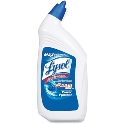 Lysol Professional Bathroom Cleaner - 1 L - Recommended For: Stain Remover - Disinfectant, Pleasant Scent - Blue, Green - 1 Each SQUEEZE BOTTLE 