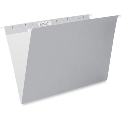 Pendaflex 1/5 Tab Cut Legal Recycled Hanging Folder - 8 1/2" (215.90 mm) x 14" (355.60 mm) - Gray - 10% Recycled - 25 / Box 25/BX 