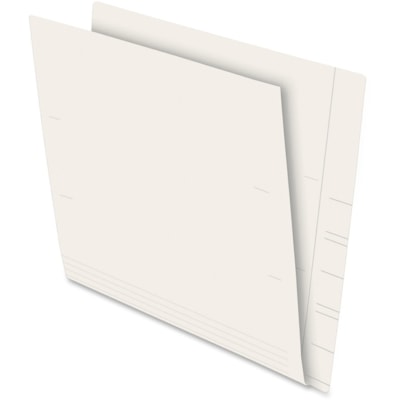 Pendaflex Letter Recycled End Tab File Folder - 10.5 pt. (3.70 mm) - Ivory - Reinforced Tab, Durable, Embossed - 10% Recycled - 100 / Box 10-1/2 PT 10% PCW 