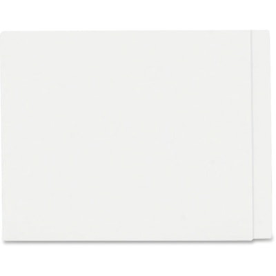 Pendaflex Letter Recycled End Tab File Folder - 13.5 pt. (4.75 mm) - Ivory - Reinforced Tab, Durable - 10% Recycled - 100 / Box 13-1/2 PT 10% PCW 