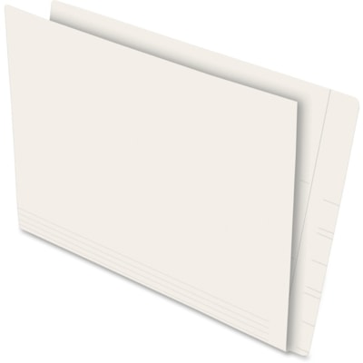 Pendaflex Legal Recycled End Tab File Folder - 13.5 pt. (4.75 mm) - Ivory - Reinforced Tab, Durable - 10% Recycled - 100 / Box 13-1/2 PT 10% PCW 