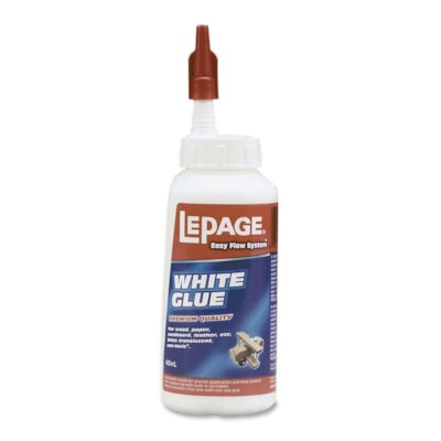 Henkel Bondfast White Glue - 300 mL - White 400ML  RESEALABLE CAP  EASY FLOW BOTTLE PREVENTS DRYING