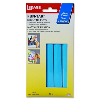 Henkel Lepage Fun-Tak Reusable Adhesive - Long Lasting - For Multipurpose, Photo REMOVEABLE NON-TOXIC WON'T DRY OUT