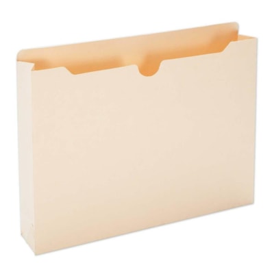 Globe-Weis Legal Recycled File Jacket - 2" (50.80 mm) Expansion - 14 pt. (4.93 mm) - Manila REINFORCED TABS 