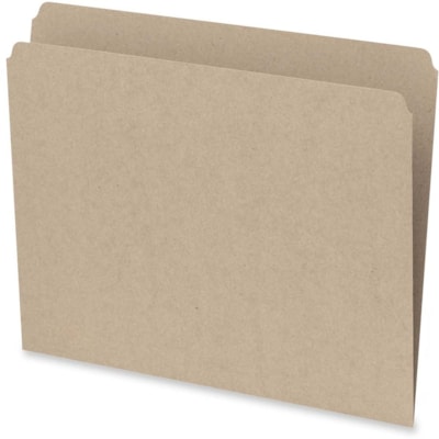 Pendaflex Letter Recycled Top Tab File Folder - Sand - 60% Recycled - 100 / Box 100% RECYCLED STRAIGHT CUT 