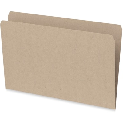 Pendaflex Legal Recycled Top Tab File Folder - 10.5 pt. (3.70 mm) - Sand - Burst Resistance - 60% Recycled - 100 / Box 100% RECYCLED STRAIGHT CUT 