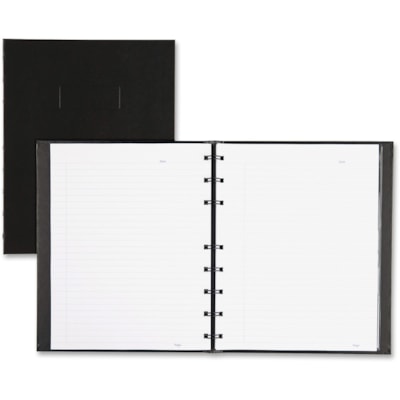 Blueline Notepro Hard Cover Composition Book - 192 Pages - Front Ruling Surface - 9 5/8" (244.48 mm) x 7 5/8" (193.68 mm) Sheet Size - White Paper - Hard Cover - Recycled - 1 Each 7-1/4 REINFORCED HINGE RULED W/MARGIN 192PAGE