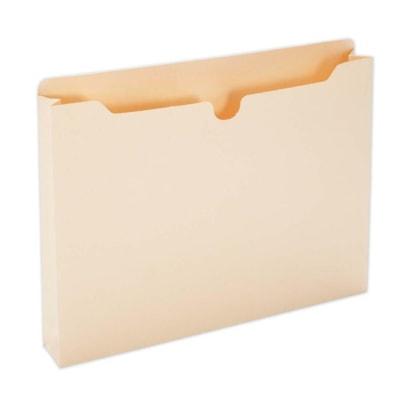 Globe-Weis Letter File Jacket - - Capacity1 1/2" (38.10 mm) Expansion - Manila 1.5" EXP  MANILLA 