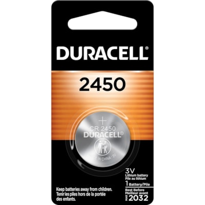 Duracell DL2450BPK Coin Cell General Purpose Battery - For Multipurpose - 3 V DC - 1 Each COIN  3V 1/PACK CUST SPECIFIC