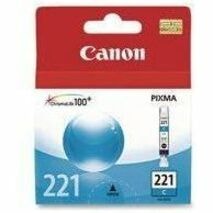 Canon CLI-221 Cyan Ink Cartridge - Inkjet - Cyan IP3600 4600 MP540 MP620 630 980