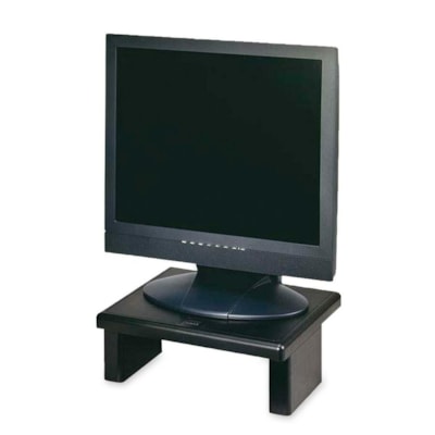 DAC Height Adjustable LCD/TFT Monitor Riser - Up to 30kg LCD Monitor - Black  