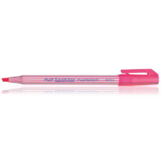 Pilot Spotlitre Highlighter - Chisel Marker Point Style - Pink Ink - 1 Dozen FINE WEDGE-SHAPED POINT FLUORESCENT
