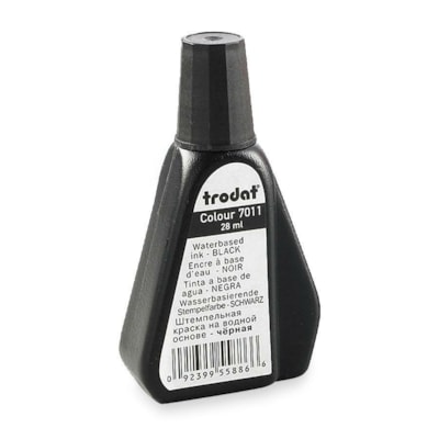 Trodat Black Ink For Stamp Pad - Black Ink - 0.95 fl oz (28 mL) - 1 Each 28ML 