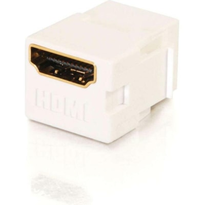 C2G Connecteur A/V - Blanc »te insertion module - blanc  feed-through attela