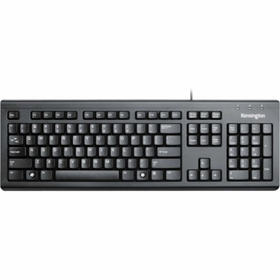 Kensington Keyboard for Life - Cable Connectivity - USB Interface - 104 Key - Membrane Keyswitch - Black DESIGN BLACK USB PS2 