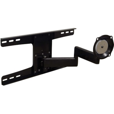Chief Medium 20 Inch Extension Monitor Arm Wall Mount - For 26-45 Inch TVs - VESA Wall Mount - Black - 75 lb (34019.43 g) Load Capacity - 100 x 100, 400 x 400 - VESA Mount Compatible - Steel l Swing Arm Wall Mount (Metal Studs) - 20