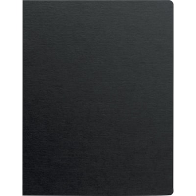 Fellowes - Couverture arrière opaque Futura - hauteur de 11,3 po (285,8 mm) x largeur de 8,8 po (222,3 mm) x profondeur de 0,1 po (1,5 mm) - Pour 8 3/4 po (222,25 mm) x 11 1/4 po (285,75 mm) Feuilles - Noir - Polypropylène - 25 / emballage OVERSIZE LETTER BLACK; 25 PACK