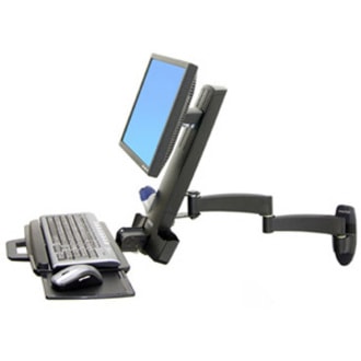 Ergotron 200 Telescoping Combo Arm - 8.16 kg - Black ble height   Portrait to lands cape movement   Rota