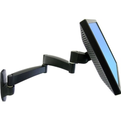 Ergotron 200 Wall Mount Arm - 11.34 kg - Black  ARM  2 EXTENSIONS 