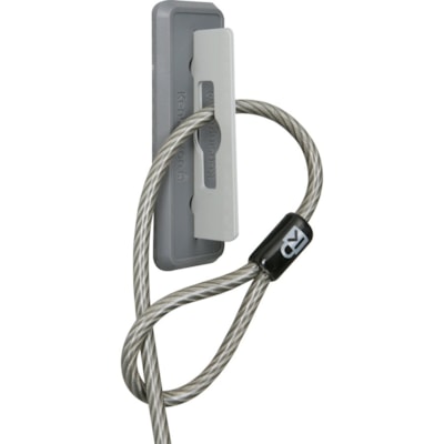 Kensington Partition Cable Anchor - Metal - 1 Cable Anchor - Installs into m ost cubicle partitio