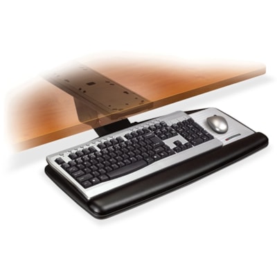 3M AKT170LE Adjustable Keyboard Tray - 23" Height x 26.5" Width x 8" Depth - 1 /stand easy adjust arm just li ft platform to adjus