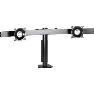Chief KTC225 Desk Mount for Flat Panel Display - Black - 30" Screen Support - 35 lb (15875.73 g) Load Capacity - 75 x 75, 100 x 100 - VESA Mount Compatible - Steel Horizontal Desk Clamp Mount 