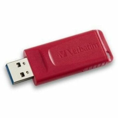 Verbatim 64GB Store 'n' Go USB Flash Drive - Red - 64 GB - USB 2.0 Type A - Red - Lifetime Warranty - 1 Each DRIVE 