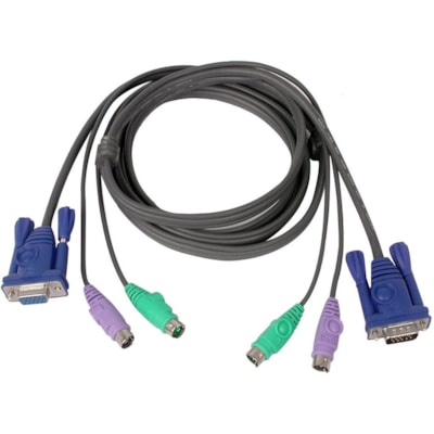 IOGEAR KVM Cable - 3.05m VM Cable  10 ft.   PS/2  (M) - 6 pin PS/2 (M