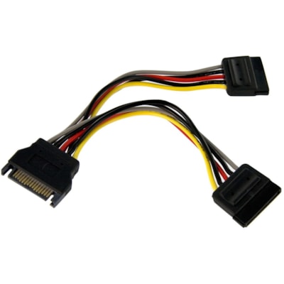 StarTech.com 6in SATA Power Y Splitter Cable Adapter - rÃ©pa rtiteur d'alimentati