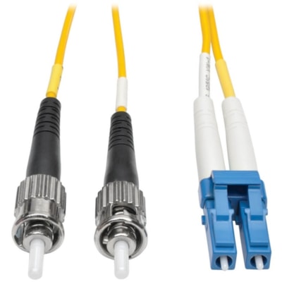 Tripp Lite series Fiber Optic Duplex Patch Cable - 10 ft (3.05 m) Fiber Optic Network Cable for Network Device - First End: 2 x LC Network - Male - Second End: 2 x ST Network - Male - Patch Cable - OFNR - 9/125 µm - Yellow c - Male Left Gender - Male Ri ght Gender - LC Righ