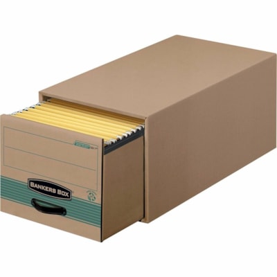 Recycled Stor/Drawer® Steel Plus(tm) - Letter - Internal Dimensions: 12.50" (317.50 mm) Width x 23.25" (590.55 mm) Depth x 10.38" (263.52 mm) Height - External Dimensions: 14" (355.60 mm) Width x 25.5" (647.70 mm) Depth x 11.5" (292.10 mm) Height - Media Size Supported: Letter - Heavy Duty -  STEEL RE-ENFORCED STORAGE DRWR 100% RECYCLED LETTER SIZE
