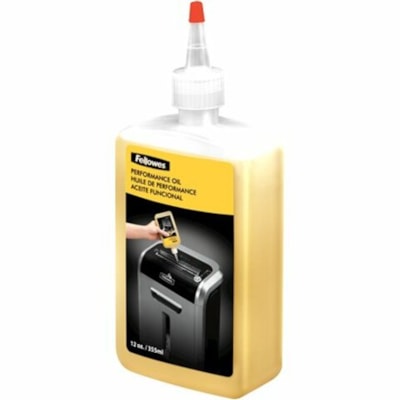 Fellowes Powershred Shredder Oil & Lubricant - 354.88 mL 12OZ BOTTLE ALL SHREDDERS 