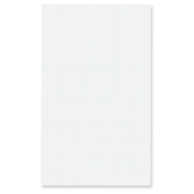 Hilroy - Bloc de figures - 96 Feuilles - 0,25 po (6,35 mm) Avec ligne - format 8 3/8 po (212,73 mm) x 14 po (355,60 mm) - Paper Blanc - 5 / emballage BLANC  QUADRILLÉ 4 CARREAUX/PO FAIT AU CANADA