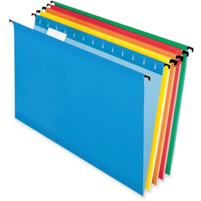 Pendaflex - SureHook format légal Recyclé Dossier suspendu - 8 1/2 po (215,90 mm) x 14 po (355,60 mm) - Variées - 10% Recyclé - 20 / boîte COULEURS ASSORTIES FORMAT LEGAL