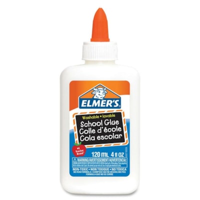 Elmer's School Glue - 4.06 fl oz (120 mL) - 1 Each - White  