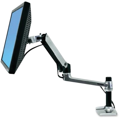 Ergotron Mounting Arm for Flat Panel Display - 1 Display(s) Supported - 32" Screen Support - 24.91 lb (11300 g) Load Capacity - 75 x 75, 100 x 100 - VESA Mount Compatible - Aluminum - 1 Each  space and discover your most productive self  tha