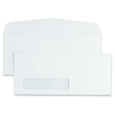 Supremex - Enveloppe commerciale à coutures latérales, 1040440FSC - Entreprise - #10 - largeur de 9 1/2 po (241,30 mm) x longueur de 4 1/8 po (104,65 mm) - 24 lb (10886,22 g) - Blanc - 500 / boîte 24LB OPEN SIDE WHITE WOVE FSC CERT