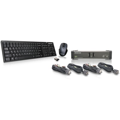 Kit KVM IOGEAR vier / souris combo inclut per ipeheral partager