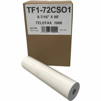 Mcdermid Paper Converters Fax Paper - 8 1/2" (215.90 mm) x 98 ft (29.87 m) - 6  